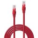 Lindy 48031 cavo di rete Rosso 0,5 m Cat6 U/UTP (UTP) 3