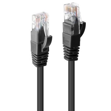 Lindy 48075 cavo di rete Nero 0,3 m Cat6 U/UTP (UTP)