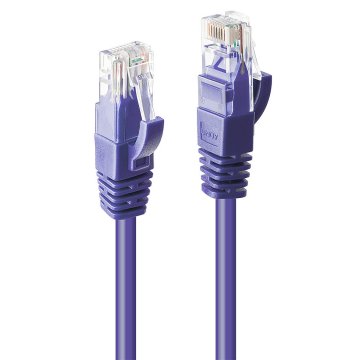 Lindy 48121 cavo di rete Viola 0,5 m Cat6 U/UTP (UTP)