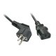 Lindy 30337 cavo di alimentazione Nero 5 m CEE7/7 Accoppiatore C13 2