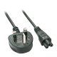 Lindy 30409 cavo di alimentazione Nero 2 m Accoppiatore C5 2