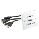 Lindy 60220 presa energia HDMI + VGA + USB A + 3.5mm Bianco 2