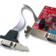 Lindy 2-Port PCIe Serial Card scheda di interfaccia e adattatore 2