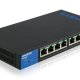 Linksys LGS308MP-EU switch di rete Gestito Gigabit Ethernet (10/100/1000) Supporto Power over Ethernet (PoE) Nero 2