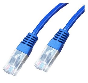 Neklan Cat5e UTP - 1m cavo di rete Blu U/UTP (UTP)