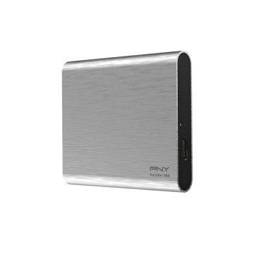 PNY Pro Elite 500 GB USB tipo-C 3.2 Gen 2 (3.1 Gen 2) Argento