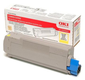 OKI 43324421 cartuccia toner 1 pz Originale Giallo