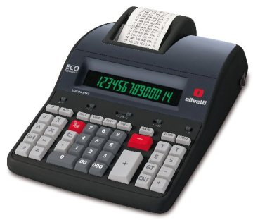 Olivetti Logos 914T calcolatrice Desktop Calcolatrice con stampa Nero