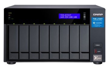 QNAP TVS-872XT NAS Tower Intel® Core™ i5 16 GB DDR4 0 TB QNAP QTS Nero