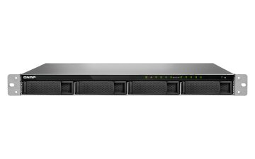 QNAP TS-983XU-RP NAS Rack (1U) Intel® Xeon® E-2124 8 GB DDR4 0 TB QNAP QTS Nero