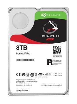 Seagate IronWolf Pro ST8000NE001 disco rigido interno 8 TB 7200 Giri/min 256 MB 3.5" Serial ATA III