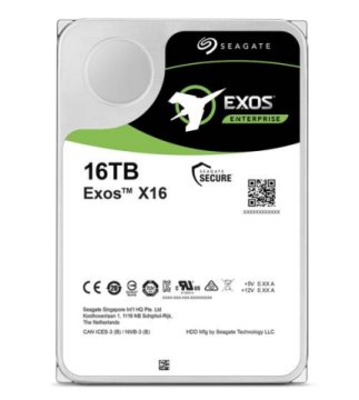 Seagate Exos X16 disco rigido interno 16 TB 7200 Giri/min 256 MB 3.5" Serial ATA III
