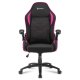 Sharkoon Elbrus 1 Sedia per gaming universale Seduta imbottita Nero, Rosa 3