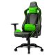 Sharkoon Elbrus 2 Sedia per gaming universale Seduta imbottita Nero, Verde 2
