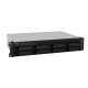 Synology RackStation RS1219+ server NAS e di archiviazione Armadio (2U) Collegamento ethernet LAN Nero C2538 7