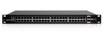 Ubiquiti ES-48-500W switch di rete Gestito L2/L3 Gigabit Ethernet (10/100/1000) Supporto Power over Ethernet (PoE) 1U Nero