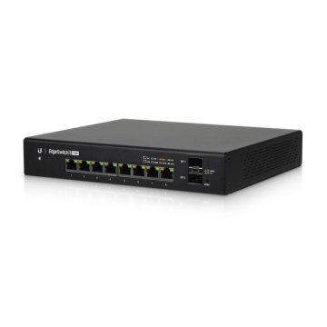 Ubiquiti EdgeSwitch 8 150W Gestito L2/L3 Gigabit Ethernet (10/100/1000) Supporto Power over Ethernet (PoE) Nero