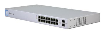 Ubiquiti UniFi US-16-150W switch di rete Gestito Gigabit Ethernet (10/100/1000) Supporto Power over Ethernet (PoE) 1U Bianco