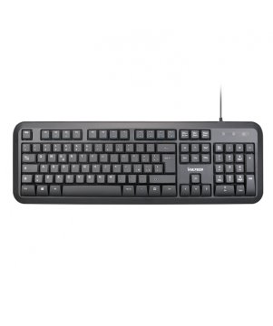 Vultech KEY-618M tastiera Universale USB QWERTY Italiano Nero