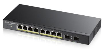Zyxel GS1900-10HP Gestito L2 Gigabit Ethernet (10/100/1000) Supporto Power over Ethernet (PoE) 1U Nero