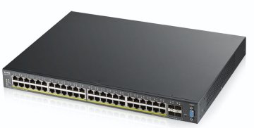 Zyxel XGS2210-52HP Gestito L2 Gigabit Ethernet (10/100/1000) Supporto Power over Ethernet (PoE) 1U Nero