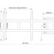 Multibrackets 6214 Supporto TV a parete 119,4 cm (47