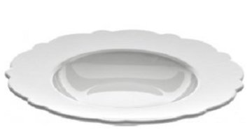 Alessi MW01/2 Insalatiera Set di ciotole Rotondo Porcellana Bianco