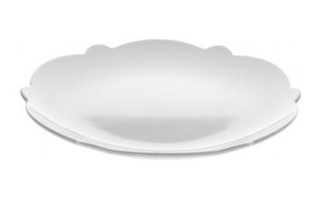 Alessi MW01/5 piatto piano Rotondo Porcellana Bianco 4 pz