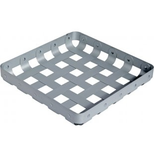 Alessi CrissCross cestino da servizio Quadrato Alluminio
