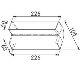 Franke 112.0040.366 accessorio per cappa Kit di montaggio per cappa aspirante