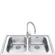 Smeg LM862-2 lavello Rettangolare Acciaio inox 2