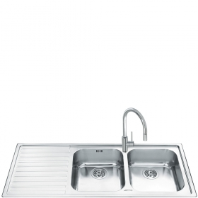 Smeg LM116S-2 lavello Rettangolare Acciaio inox