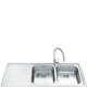 Smeg LM116S-2 lavello Rettangolare Acciaio inox 2