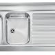 CM Rossana 135x60 2V Lavello ad incasso Rettangolare Acciaio inox 2