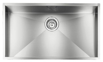 CM filoquadra 77 x 45 Lavello montato su piano Rettangolare Acciaio inox