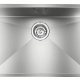 CM filoquadra 77 x 45 Lavello montato su piano Rettangolare Acciaio inox 2