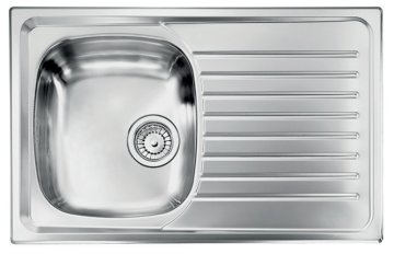 CM Siros 79x50 1V Lavello ad incasso Rettangolare Acciaio inox