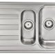 CM Cristal 100 x 50 2V Lavello montato su piano Rettangolare Acciaio inox 2