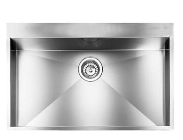 CM filoquadra mix 77 x 50 Lavello ad incasso Rettangolare Acciaio inox