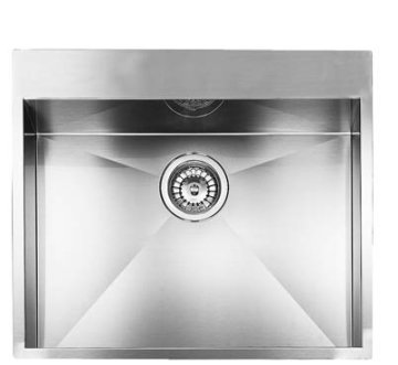 CM filoquadra mix 57 x 50 Lavello ad incasso Rettangolare Acciaio inox