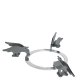Smeg KPDSN60B accessorio e componente per piano cottura Acciaio inox Kit di padelle 2