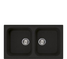 Smeg LZ862A2 lavello Lavello montato su piano Rettangolare