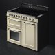 Smeg TR103IP cucina Cucina freestanding Elettrico Piano cottura a induzione Nero, Crema 4