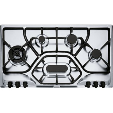 Franke POT 6 3GAV-D-O Nero, Acciaio inox Da incasso Gas 5 Fornello(i)