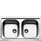 Smeg LYP792 lavello Lavello ad incasso Rettangolare Acciaio inox 2