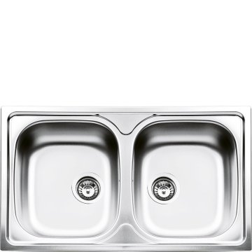 Smeg LYP862 lavello Lavello ad incasso Rettangolare Acciaio inox