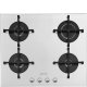 Smeg Linea PV164B2 piano cottura Bianco Da incasso 60 cm Gas 4 Fornello(i) 2