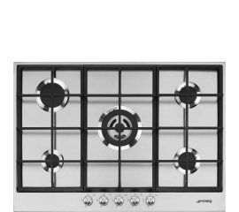 Smeg PX175 piano cottura Acciaio inox Da incasso Gas 5 Fornello(i)
