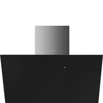 Smeg KICV90BL cappa aspirante Cappa aspirante a parete Nero, Grigio 580 m³/h