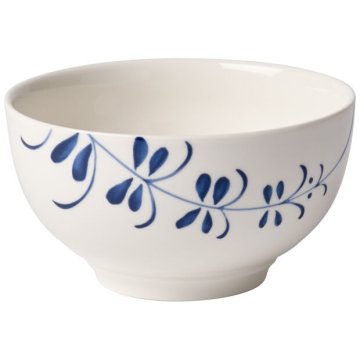 Villeroy & Boch Old Luxembourg Brindille Ciotola di riso 0,65 L Rotondo Porcellana Blu, Bianco 1 pz